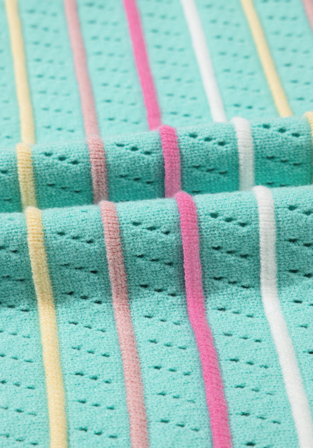 FINAL SALE—Green Stripe Ruffle Sleeve Sweater-LOCAL