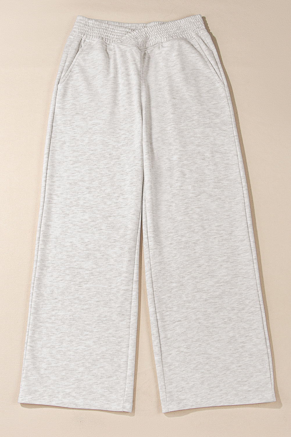 Gray Cross-Waist Lounge Pants