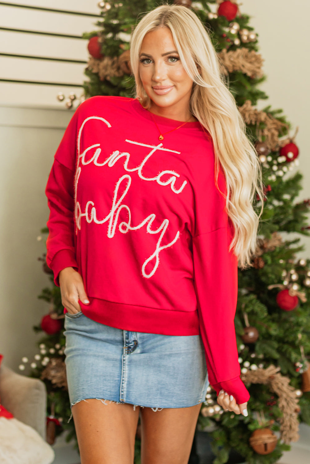 Christmas Santa Baby Sweatshirt