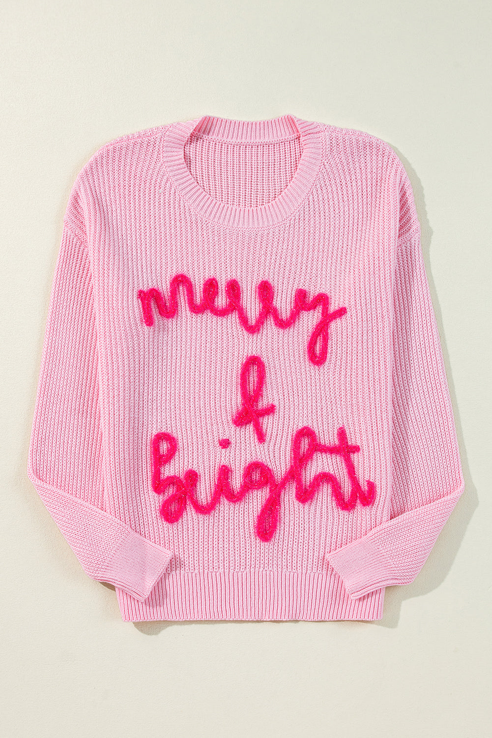 Pink Merry & Bright Sweater