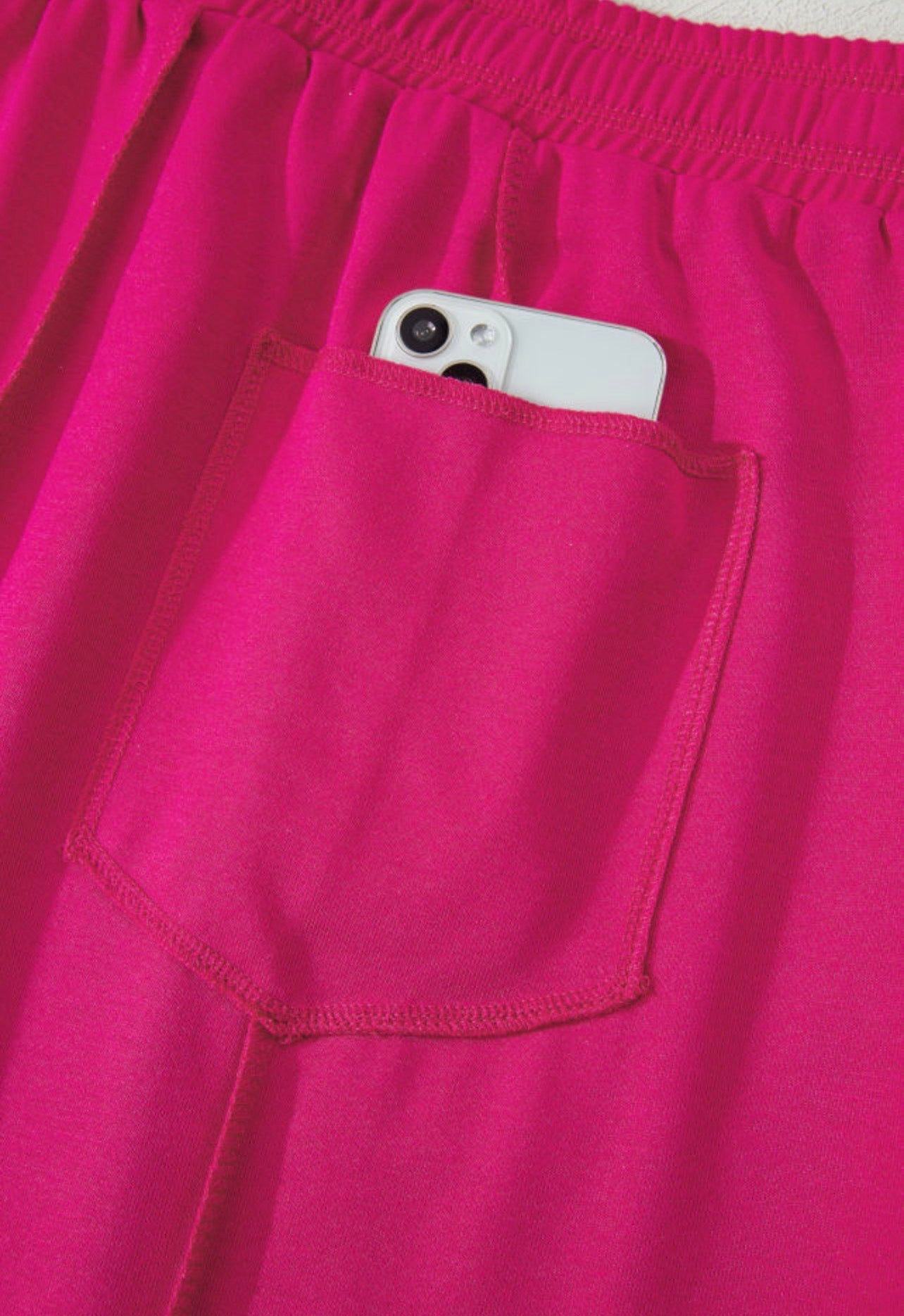 Rose Red Boxy T Barrel Pant Set