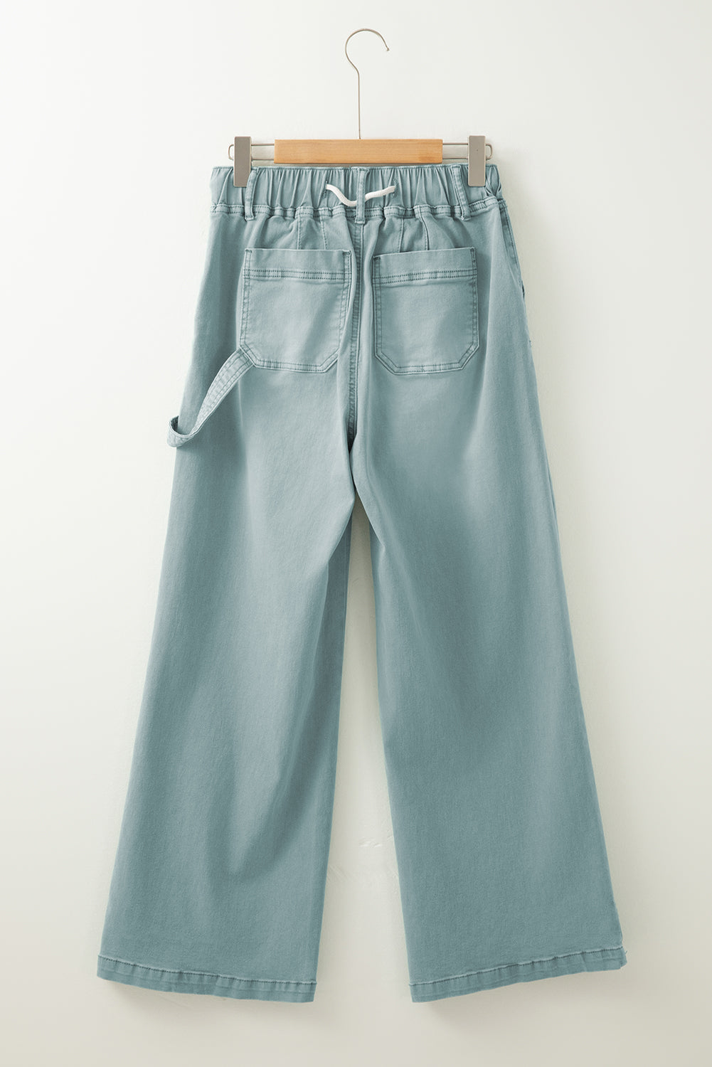 Smoke Green Drawstring Jeans