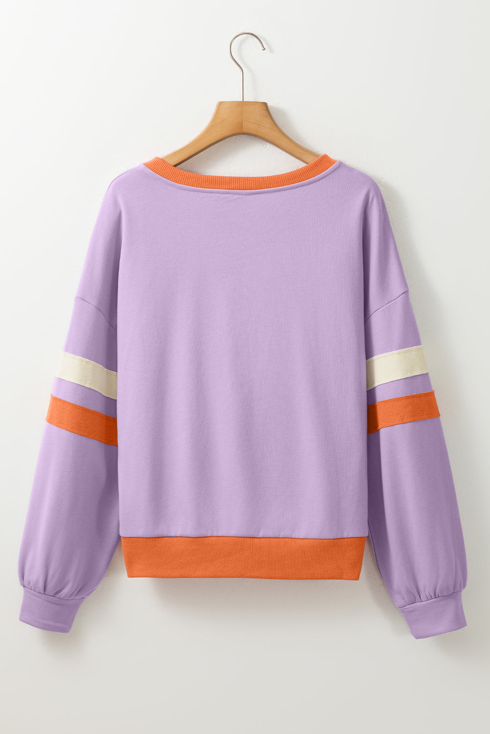 Purple V Neck Sweatshirt (on hand)