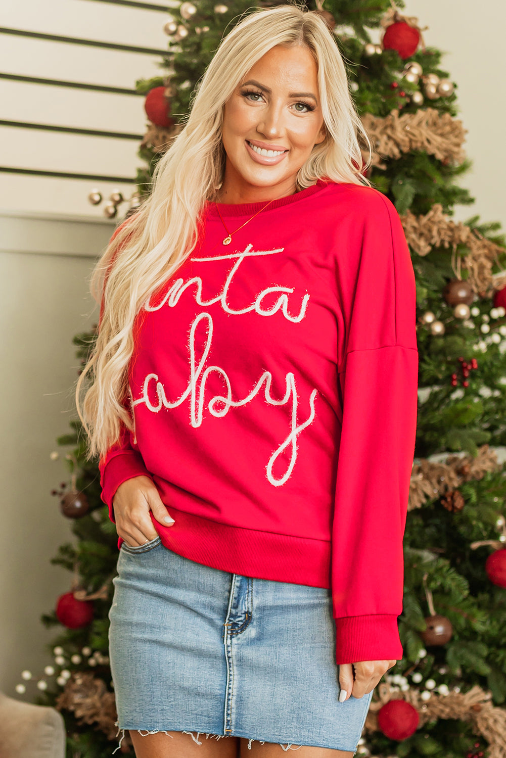 Christmas Santa Baby Sweatshirt