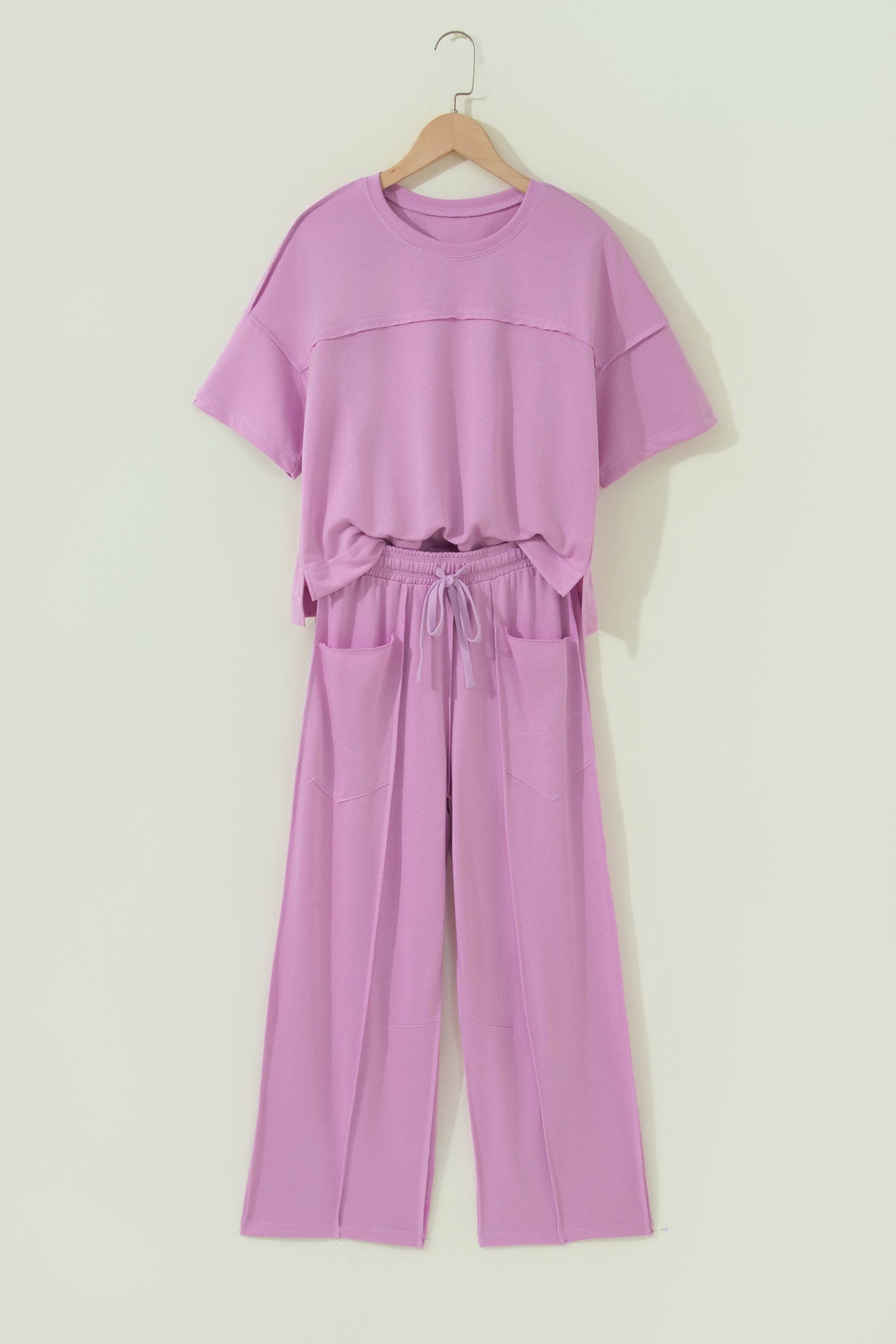 ONLINE EXCLUSIVE Drop Shoulder Boxy Tee and Barrel Pants Set