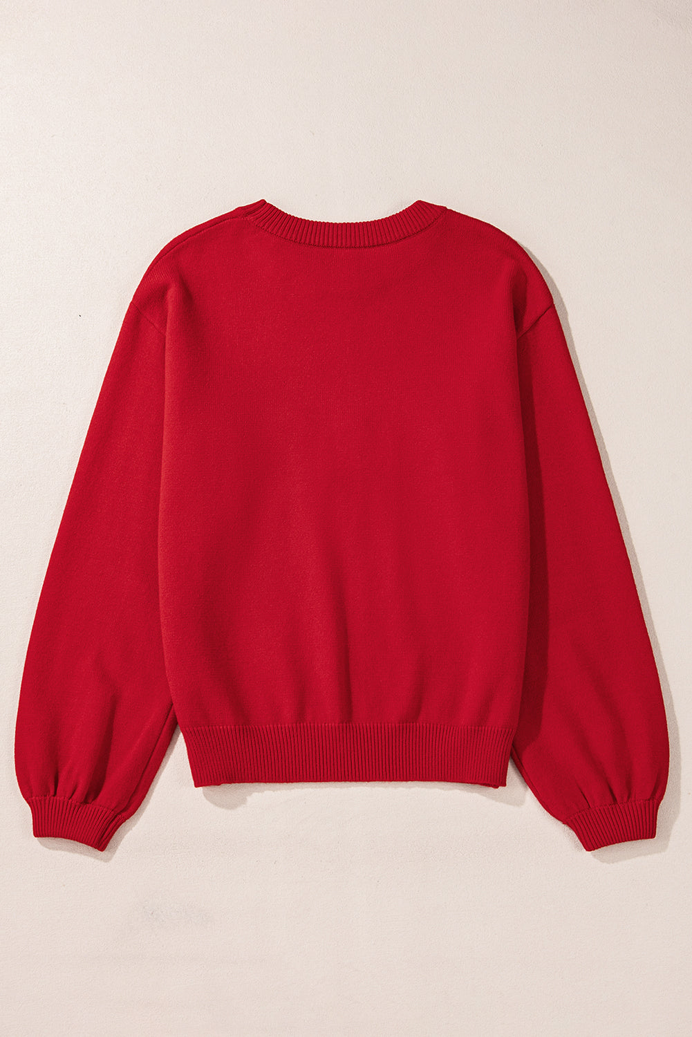 Red Pearl Merry Sweater