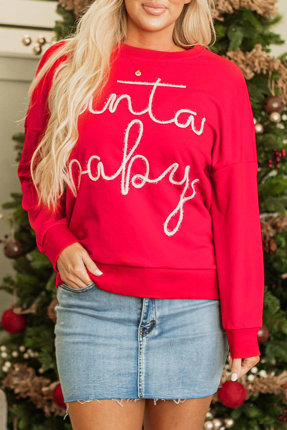 Christmas Santa Baby Sweatshirt