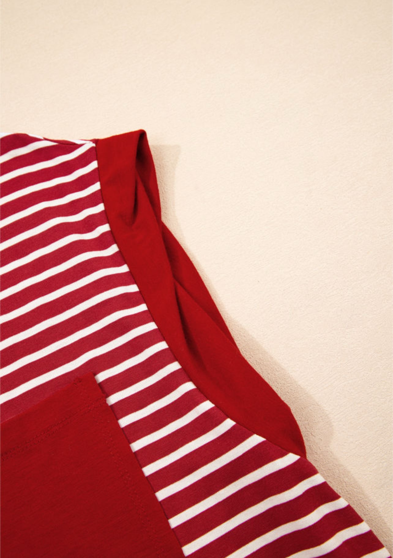 FINAL SALE—Red Stripe Pocket Tank