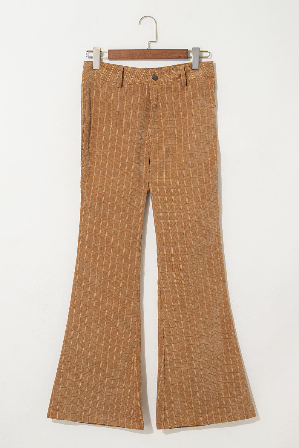 Brown Corduroy Flare Pants