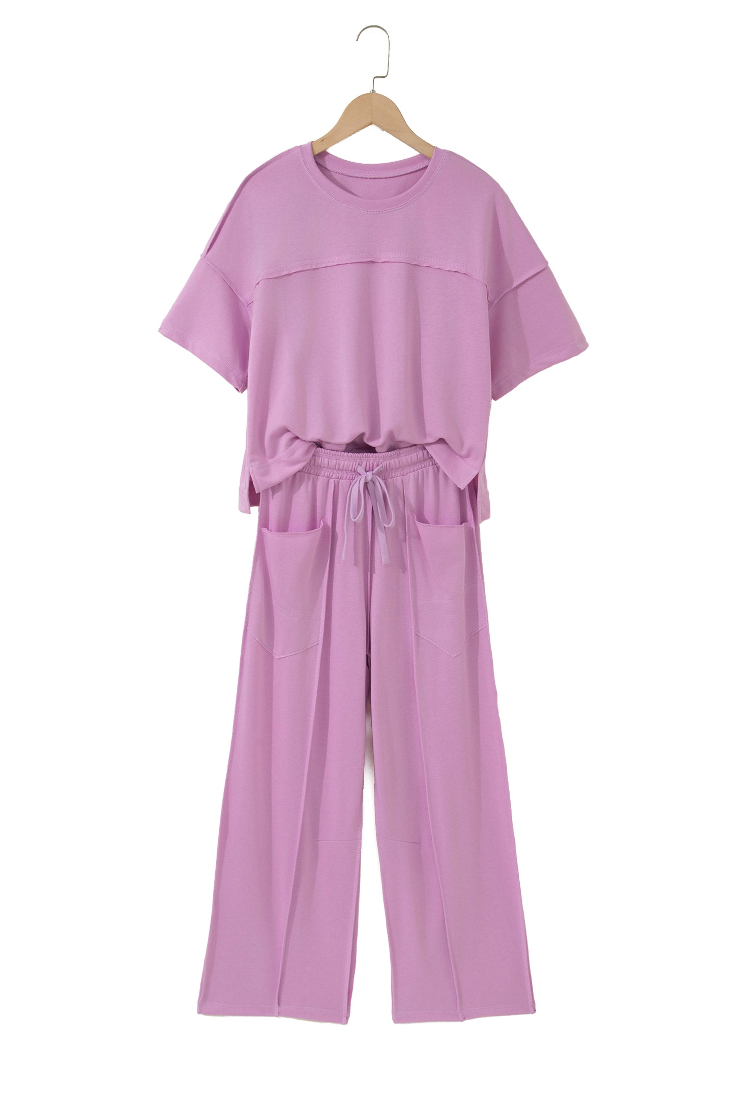 ONLINE EXCLUSIVE Drop Shoulder Boxy Tee and Barrel Pants Set