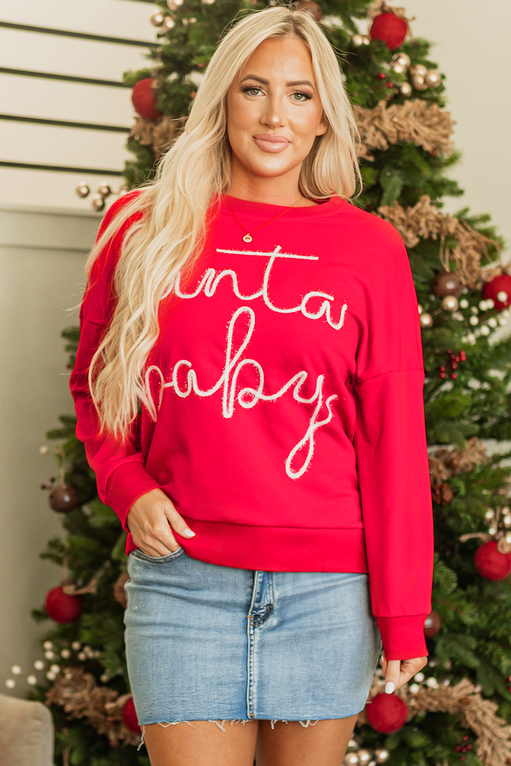 Christmas Santa Baby Sweatshirt